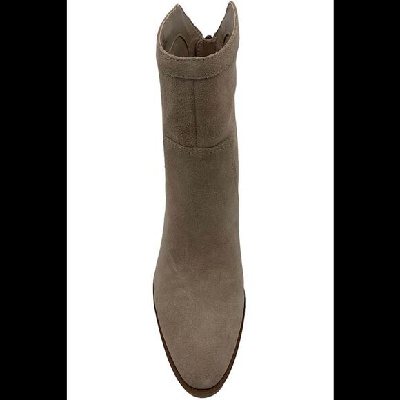 Vince Camuto Water-Repellent Suede Mid-Shaft Boots Kortimy Alm. Beige - Wide - Picture 2 of 3
